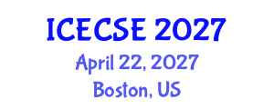 International Conference on Electrical and Computer Systems Engineering (ICECSE) April 22, 2027 - Boston, United States International Conference on Electrical and Computer Systems Engineering (ICECSE) April 22, 2027 - Boston, United States