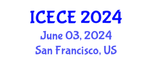 International Conference on Electrical and Control Engineering (ICECE) June 03, 2024 - San Francisco, United States