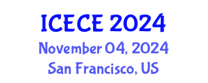 International Conference on Electrical and Control Engineering (ICECE) November 04, 2024 - San Francisco, United States