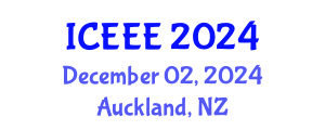 International Conference on Electrical and Electronics Engineering (ICEEE) December 02, 2024 - Auckland, New Zealand