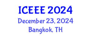 International Conference on Electrical and Electronics Engineering (ICEEE) December 23, 2024 - Bangkok, Thailand