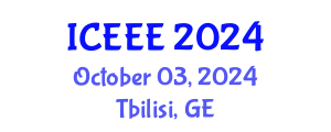 International Conference on Electrical and Electronics Engineering (ICEEE) October 03, 2024 - Tbilisi, Georgia