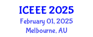 International Conference on Electrical and Electronics Engineering (ICEEE) February 01, 2025 - Melbourne, Australia