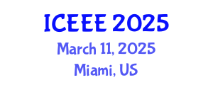International Conference on Electrical and Electronics Engineering (ICEEE) March 11, 2025 - Miami, United States