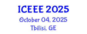International Conference on Electrical and Electronics Engineering (ICEEE) October 04, 2025 - Tbilisi, Georgia