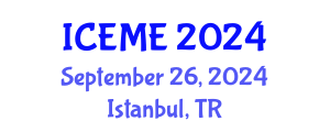 International Conference on Electrical and Mechatronics Engineering (ICEME) September 26, 2024 - Istanbul, Turkey