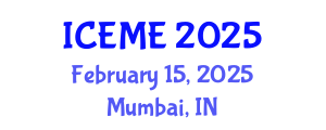 International Conference on Electrical and Mechatronics Engineering (ICEME) February 15, 2025 - Mumbai, India