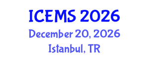 International Conference on Electrical and Microelectronics Systems (ICEMS) December 20, 2026 - Istanbul, Turkey International Conference on Electrical and Microelectronics Systems (ICEMS) December 20, 2026 - Istanbul, Turkey