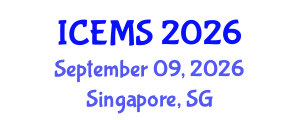 International Conference on Electrical and Microelectronics Systems (ICEMS) September 09, 2026 - Singapore, Singapore