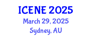 International Conference on Electrical and Nuclear Engineering (ICENE) March 29, 2025 - Sydney, Australia