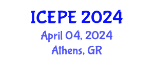 International Conference on Electrical and Power Engineering (ICEPE) April 04, 2024 - Athens, Greece