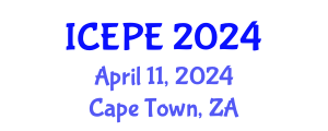 International Conference on Electrical and Power Engineering (ICEPE) April 11, 2024 - Cape Town, South Africa