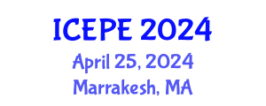 International Conference on Electrical and Power Engineering (ICEPE) April 25, 2024 - Marrakesh, Morocco