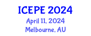 International Conference on Electrical and Power Engineering (ICEPE) April 11, 2024 - Melbourne, Australia