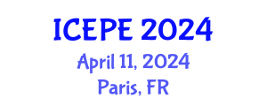 International Conference on Electrical and Power Engineering (ICEPE) April 11, 2024 - Paris, France