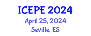 International Conference on Electrical and Power Engineering (ICEPE) April 25, 2024 - Seville, Spain