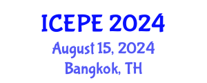 International Conference on Electrical and Power Engineering (ICEPE) August 15, 2024 - Bangkok, Thailand