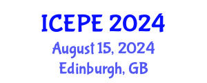 International Conference on Electrical and Power Engineering (ICEPE) August 15, 2024 - Edinburgh, United Kingdom