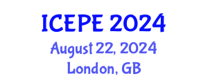 International Conference on Electrical and Power Engineering (ICEPE) August 22, 2024 - London, United Kingdom