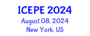 International Conference on Electrical and Power Engineering (ICEPE) August 08, 2024 - New York, United States