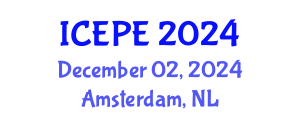 International Conference on Electrical and Power Engineering (ICEPE) December 02, 2024 - Amsterdam, Netherlands