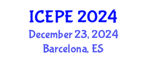 International Conference on Electrical and Power Engineering (ICEPE) December 23, 2024 - Barcelona, Spain