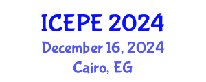 International Conference on Electrical and Power Engineering (ICEPE) December 16, 2024 - Cairo, Egypt
