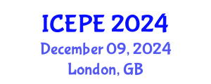 International Conference on Electrical and Power Engineering (ICEPE) December 09, 2024 - London, United Kingdom