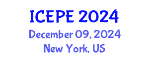 International Conference on Electrical and Power Engineering (ICEPE) December 09, 2024 - New York, United States