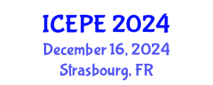 International Conference on Electrical and Power Engineering (ICEPE) December 16, 2024 - Strasbourg, France