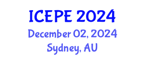 International Conference on Electrical and Power Engineering (ICEPE) December 02, 2024 - Sydney, Australia
