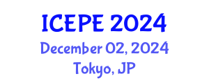 International Conference on Electrical and Power Engineering (ICEPE) December 02, 2024 - Tokyo, Japan