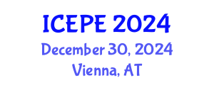 International Conference on Electrical and Power Engineering (ICEPE) December 30, 2024 - Vienna, Austria