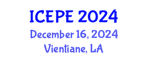 International Conference on Electrical and Power Engineering (ICEPE) December 16, 2024 - Vientiane, Laos