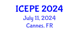 International Conference on Electrical and Power Engineering (ICEPE) July 11, 2024 - Cannes, France