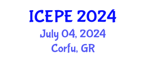 International Conference on Electrical and Power Engineering (ICEPE) July 04, 2024 - Corfu, Greece