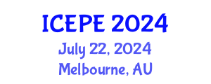 International Conference on Electrical and Power Engineering (ICEPE) July 22, 2024 - Melbourne, Australia