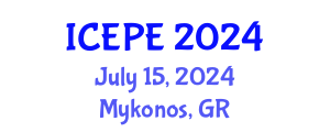 International Conference on Electrical and Power Engineering (ICEPE) July 15, 2024 - Mykonos, Greece