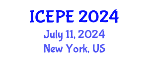 International Conference on Electrical and Power Engineering (ICEPE) July 11, 2024 - New York, United States