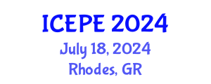 International Conference on Electrical and Power Engineering (ICEPE) July 18, 2024 - Rhodes, Greece