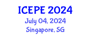 International Conference on Electrical and Power Engineering (ICEPE) July 04, 2024 - Singapore, Singapore