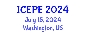 International Conference on Electrical and Power Engineering (ICEPE) July 15, 2024 - Washington, United States