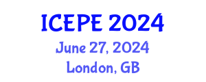 International Conference on Electrical and Power Engineering (ICEPE) June 27, 2024 - London, United Kingdom