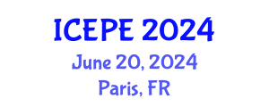 International Conference on Electrical and Power Engineering (ICEPE) June 20, 2024 - Paris, France