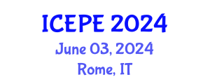 International Conference on Electrical and Power Engineering (ICEPE) June 03, 2024 - Rome, Italy