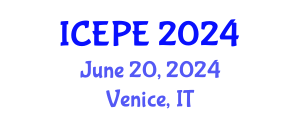 International Conference on Electrical and Power Engineering (ICEPE) June 20, 2024 - Venice, Italy