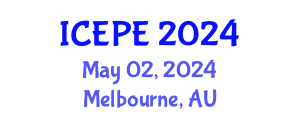 International Conference on Electrical and Power Engineering (ICEPE) May 02, 2024 - Melbourne, Australia