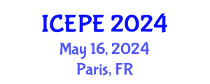 International Conference on Electrical and Power Engineering (ICEPE) May 16, 2024 - Paris, France
