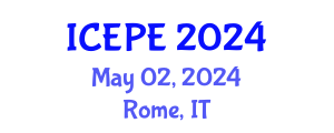 International Conference on Electrical and Power Engineering (ICEPE) May 02, 2024 - Rome, Italy