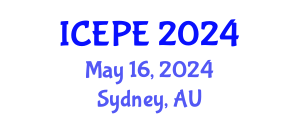 International Conference on Electrical and Power Engineering (ICEPE) May 16, 2024 - Sydney, Australia